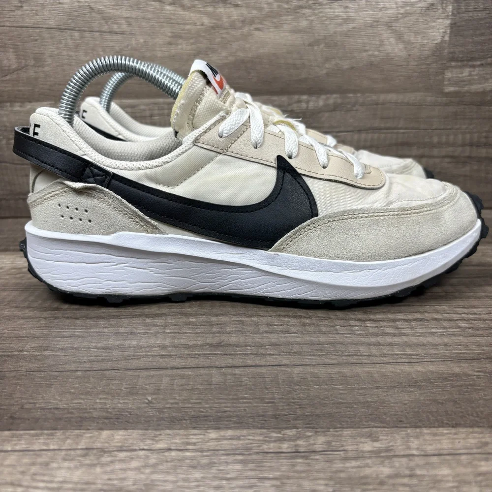 Nike Waffle Debut Tan Black Womens US Size 9 EUR 40.5 DH9523-102 Running Shoes